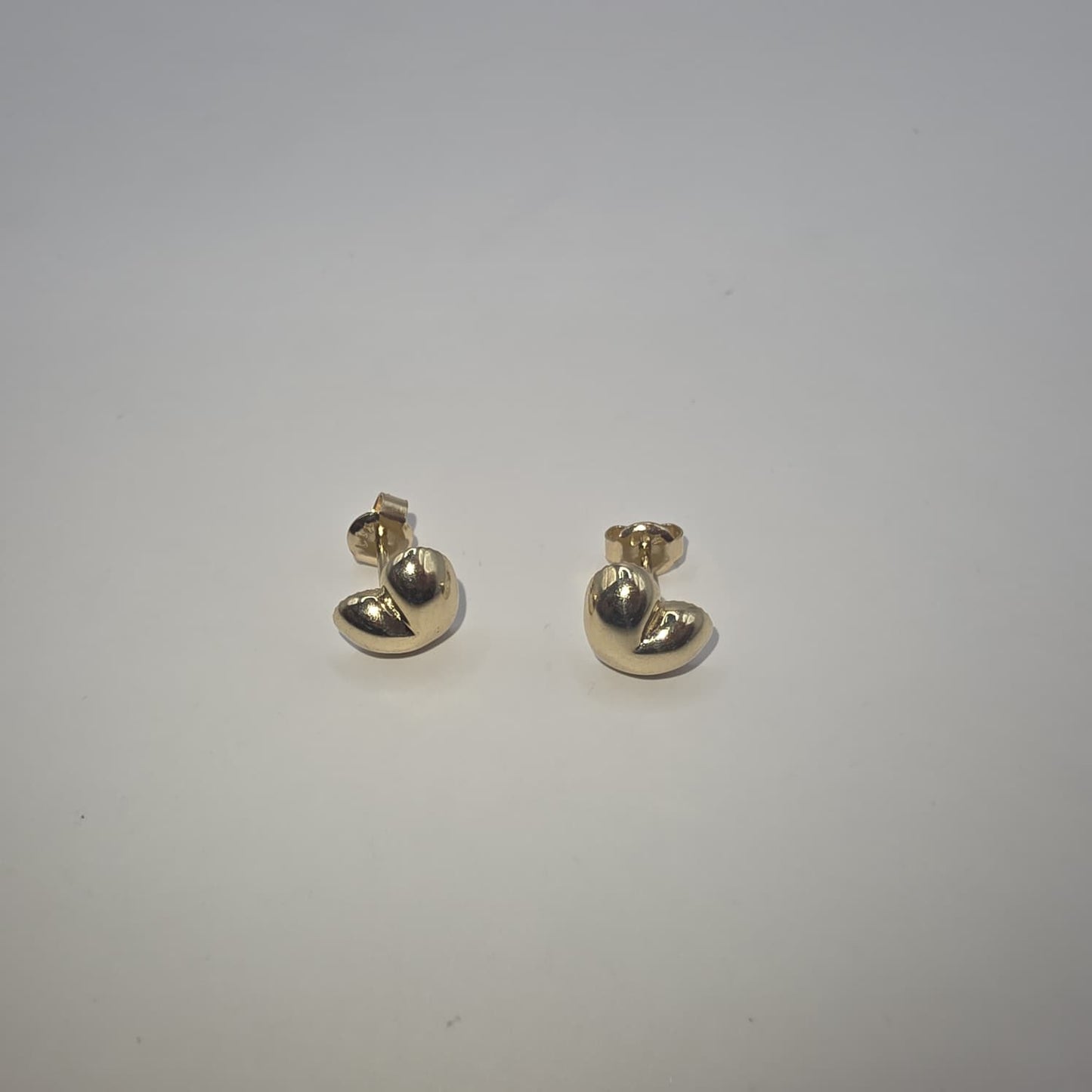 HEART STUD EARRING 10K