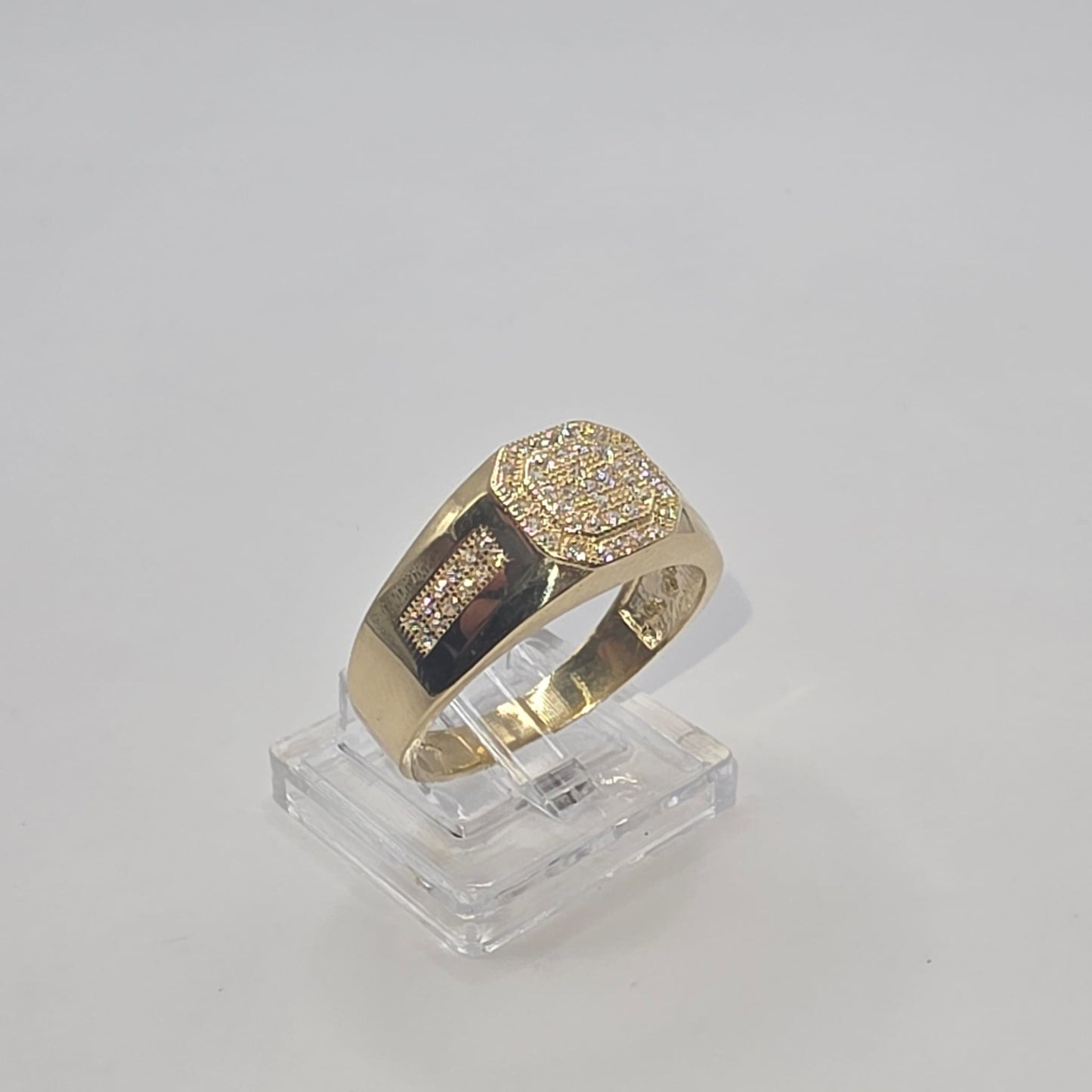 MEN'S SQUARE RING 10K