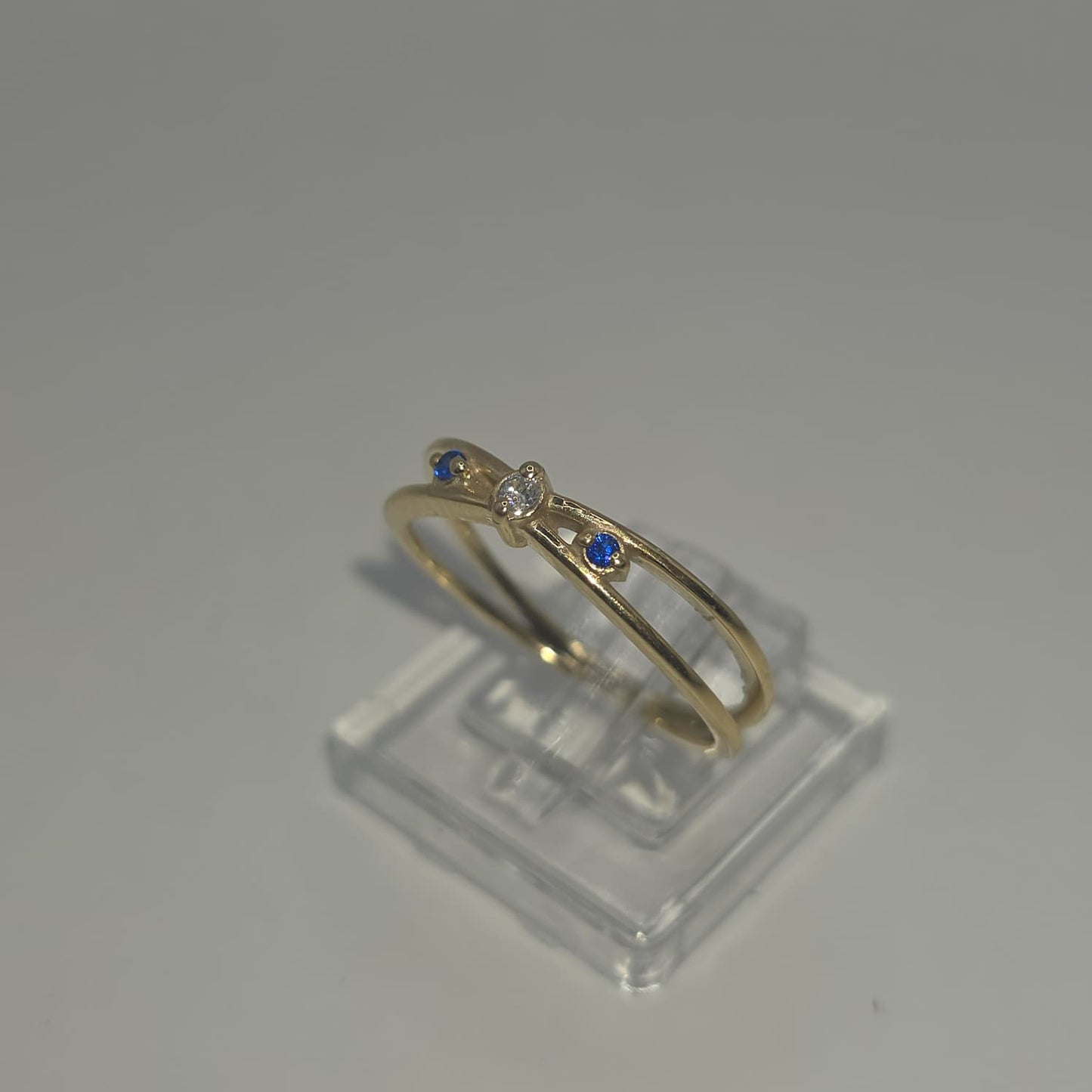 BLUE STONE RING 10K