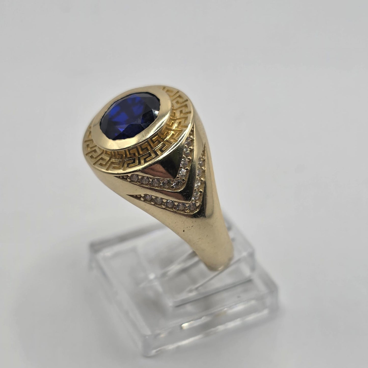 BLUE UNISEX RING 14K