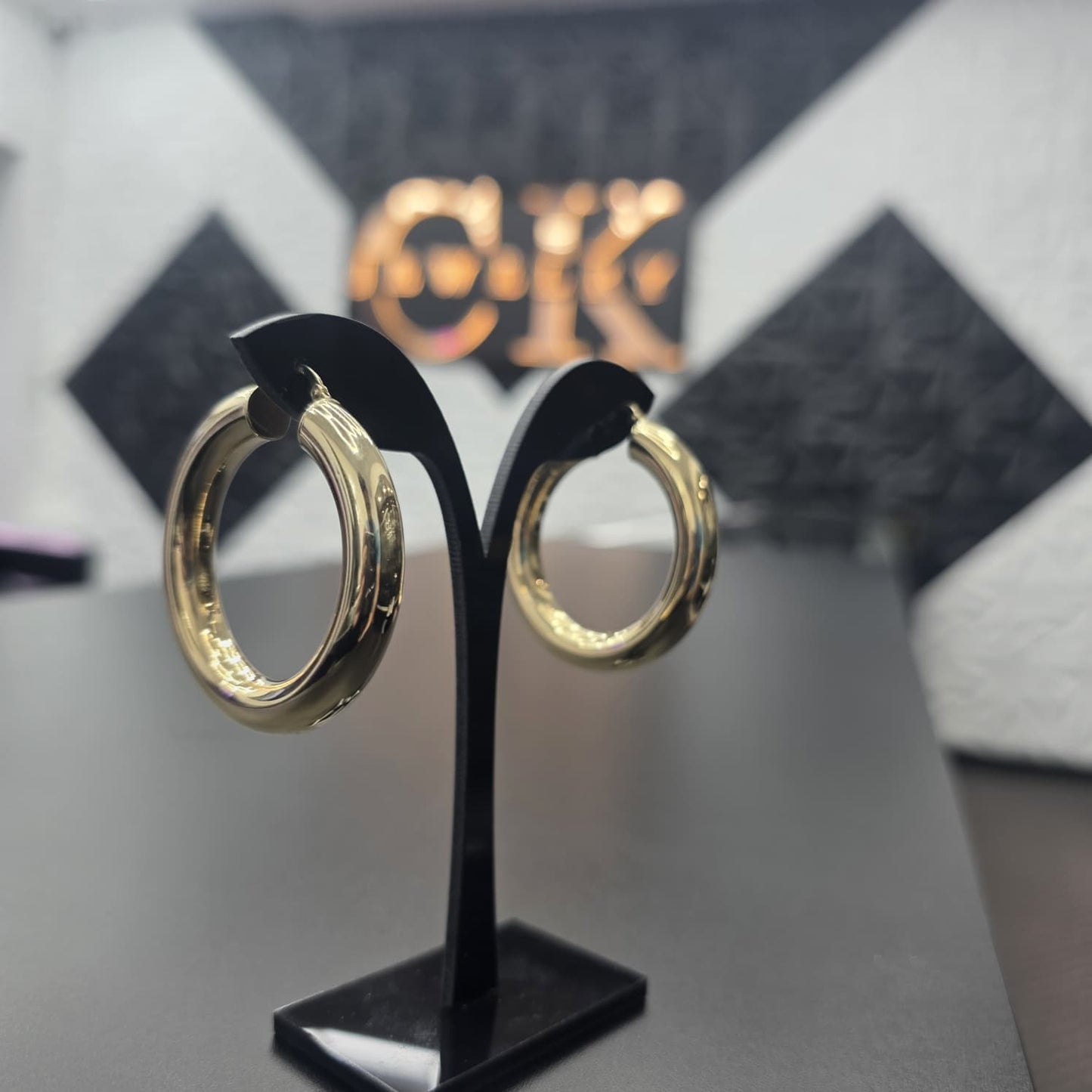 HOOP EARRING 10K