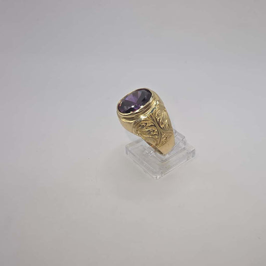 VIOLET STONE RING 10K