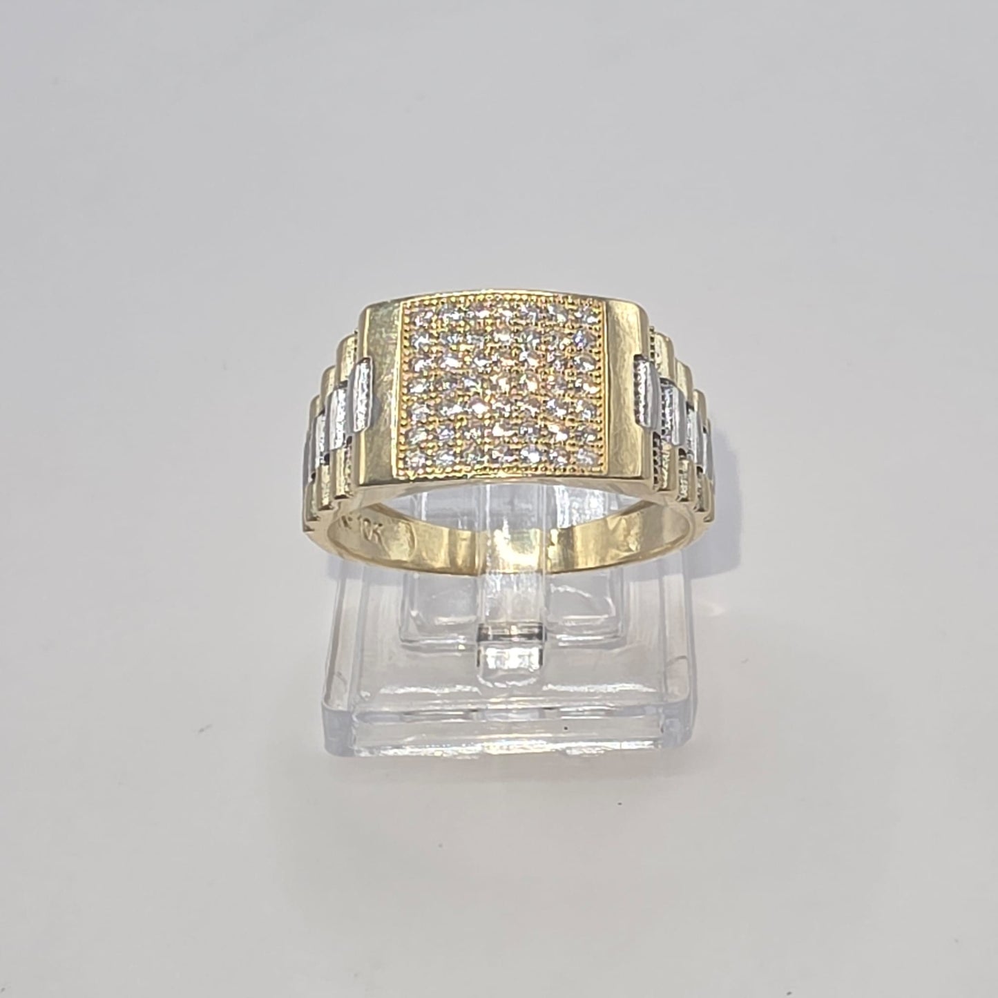 MEN'S SQUARE RING 10K