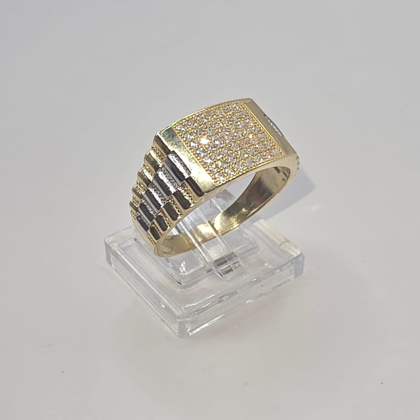 MEN'S SQUARE RING 10K