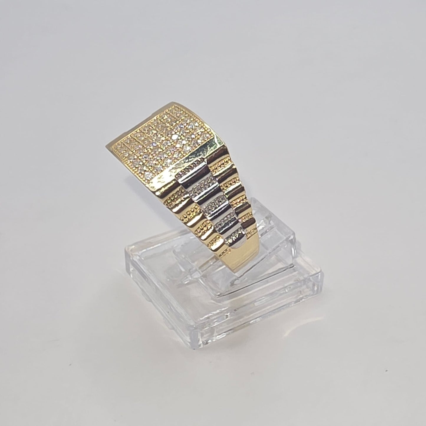 MEN'S SQUARE RING 10K