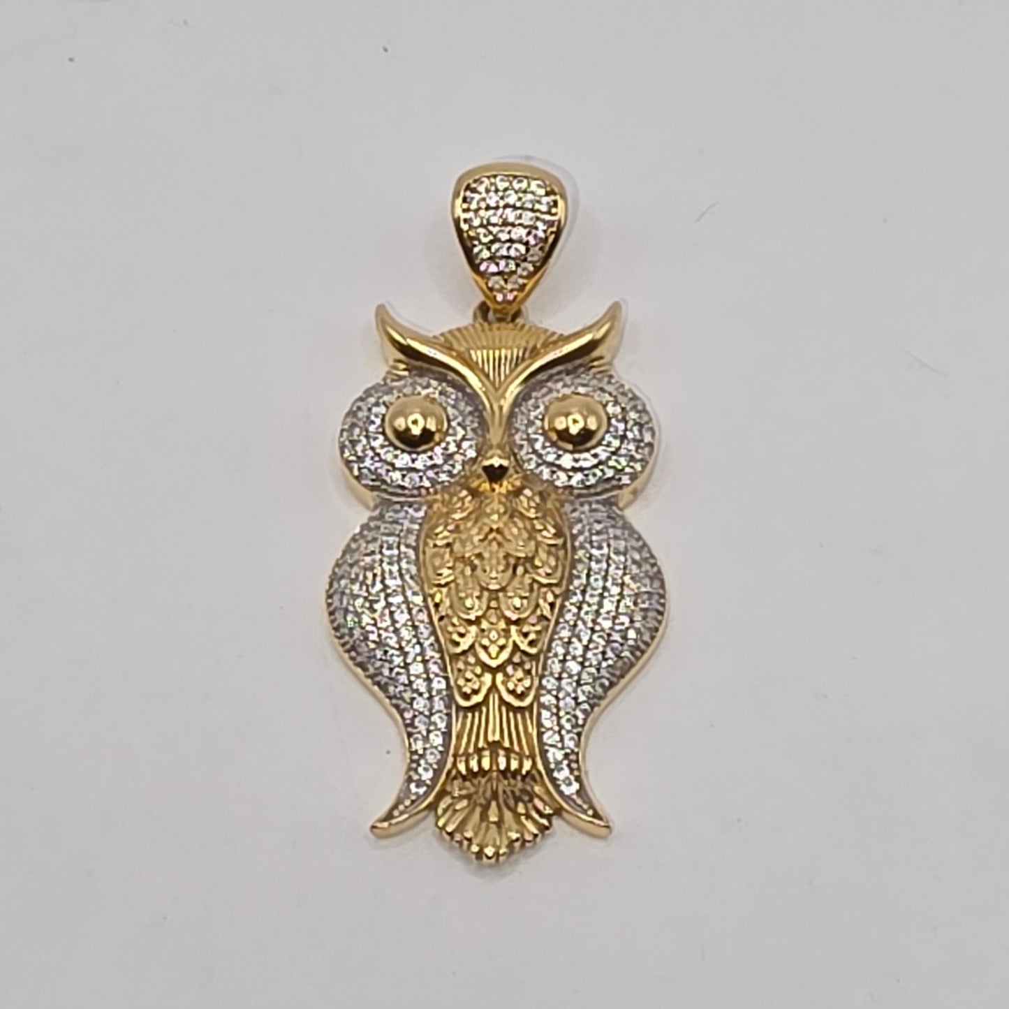 OWL PENDANT 14K
