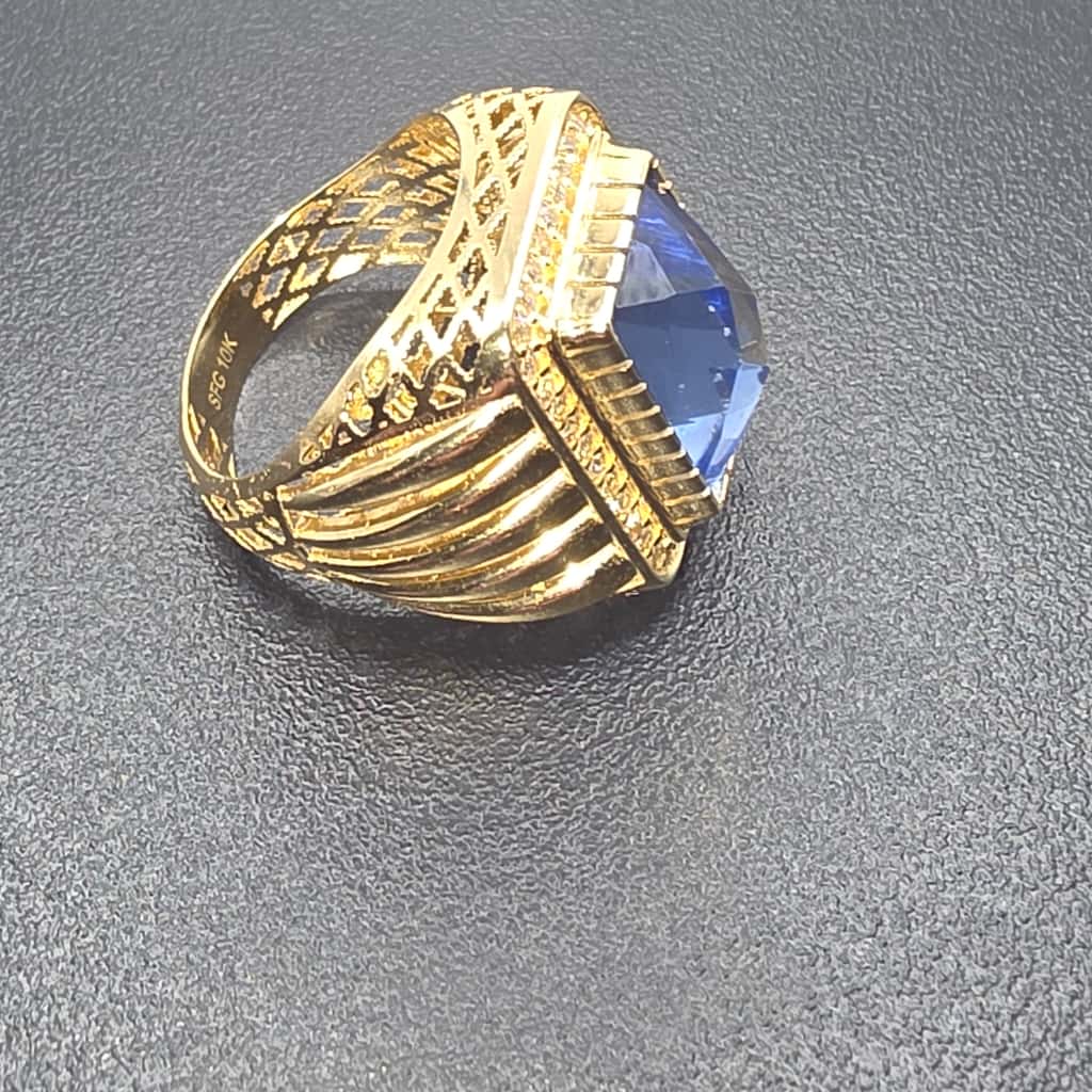 PURPLE STON RING 10K