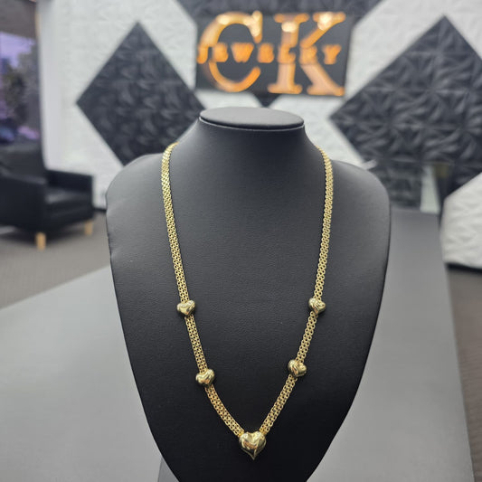 HEART NECKLACES 14K