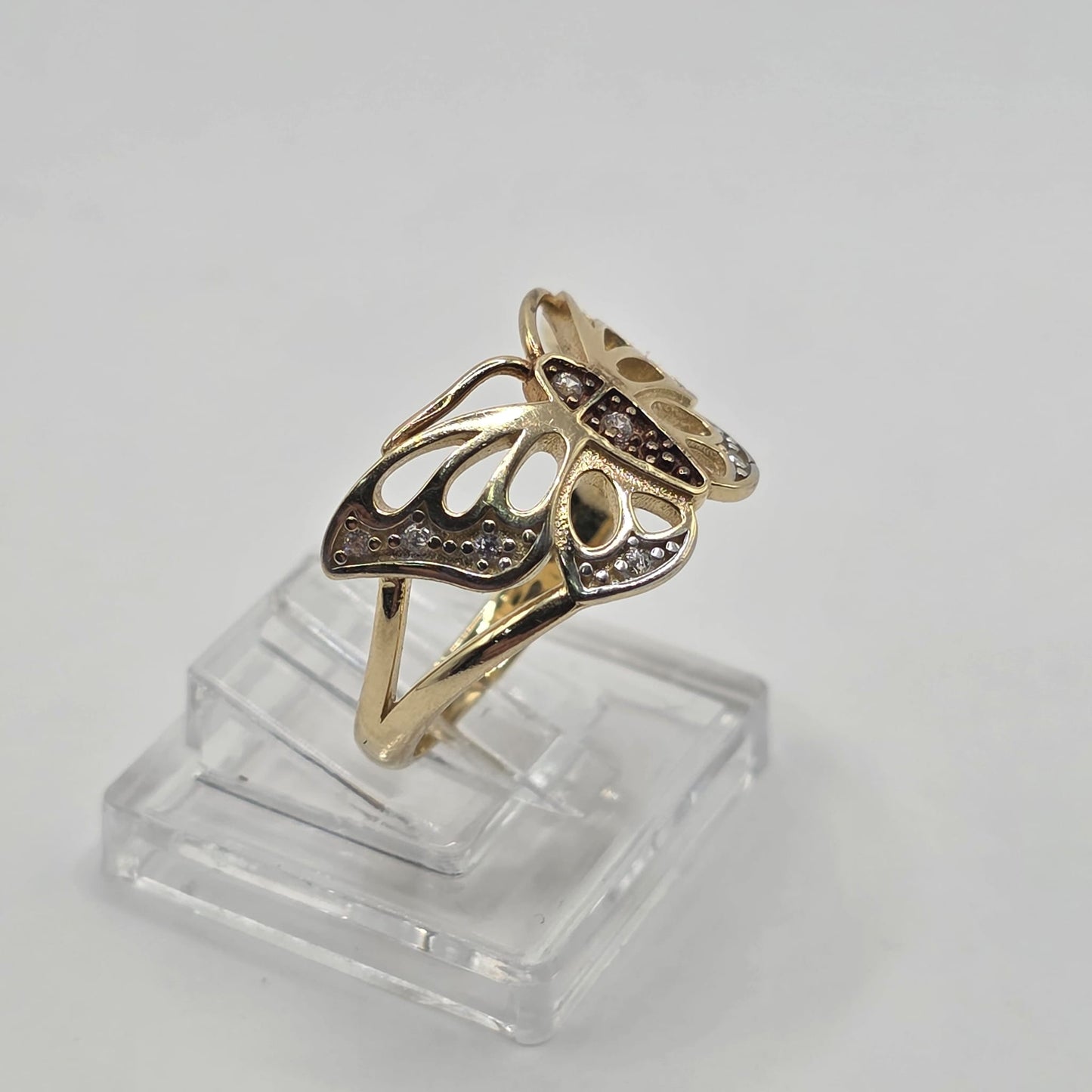 BUTTERFLY RING 14K