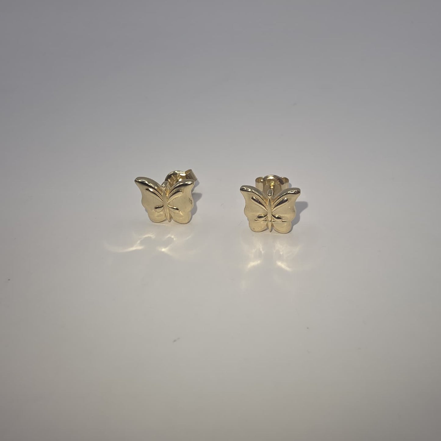 BUTTERFLY STUD EARRING 10K