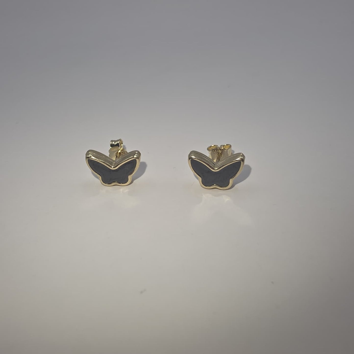 BUTTERFLY STUD EARRING 10K