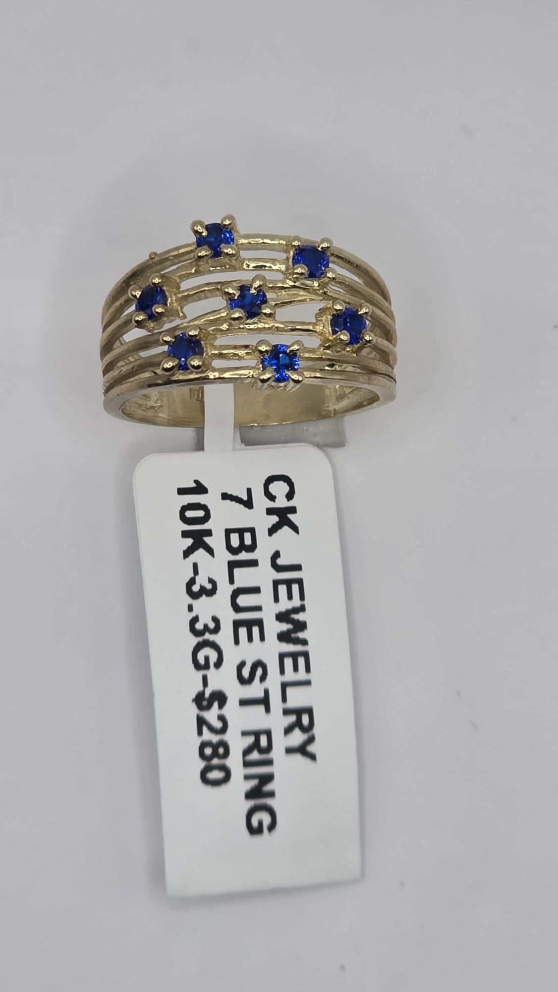 7BLUE ST RING