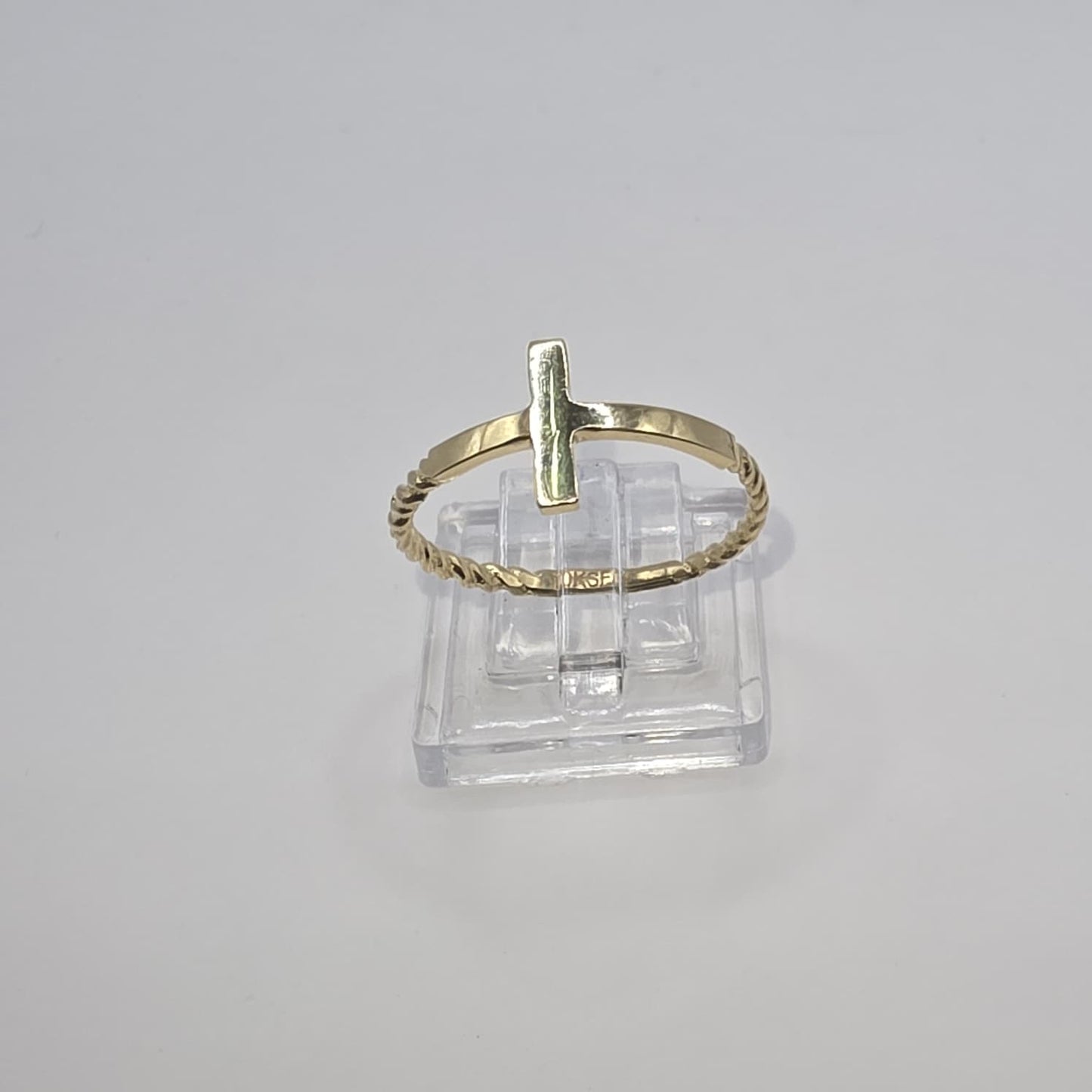 CROSS RING 10K