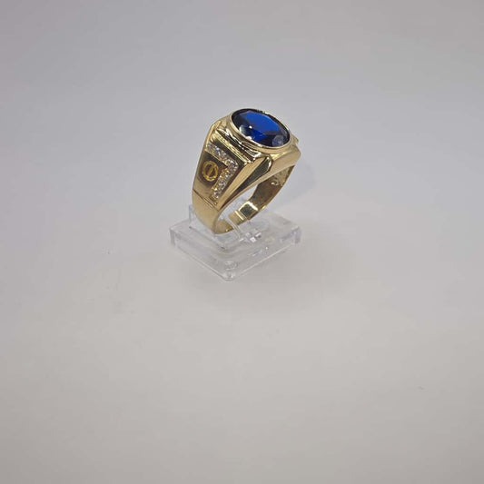 BLUE STONE RING 10K