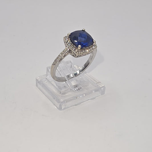 WHITE GOLD WOMEN'S RING 14K