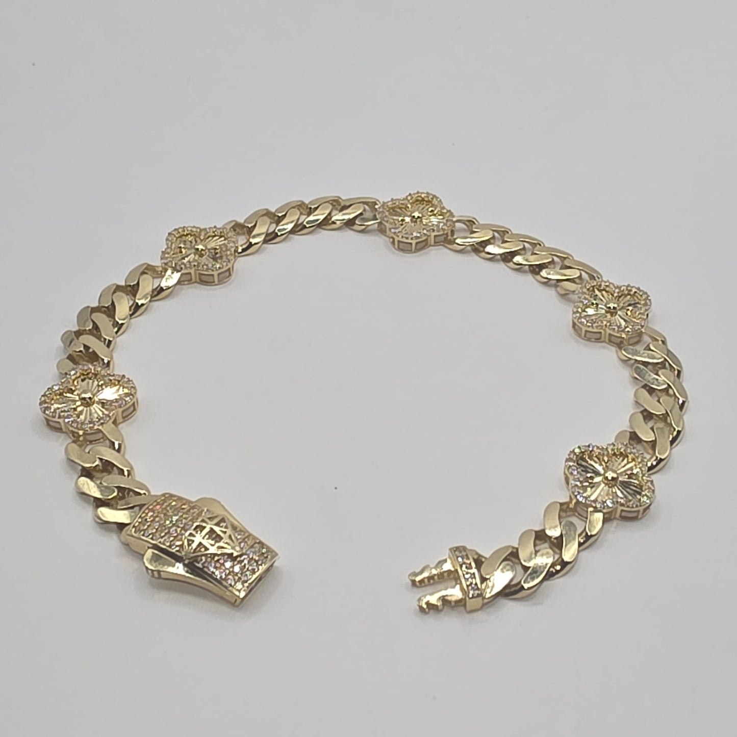 CLOVER BRACELET 10K