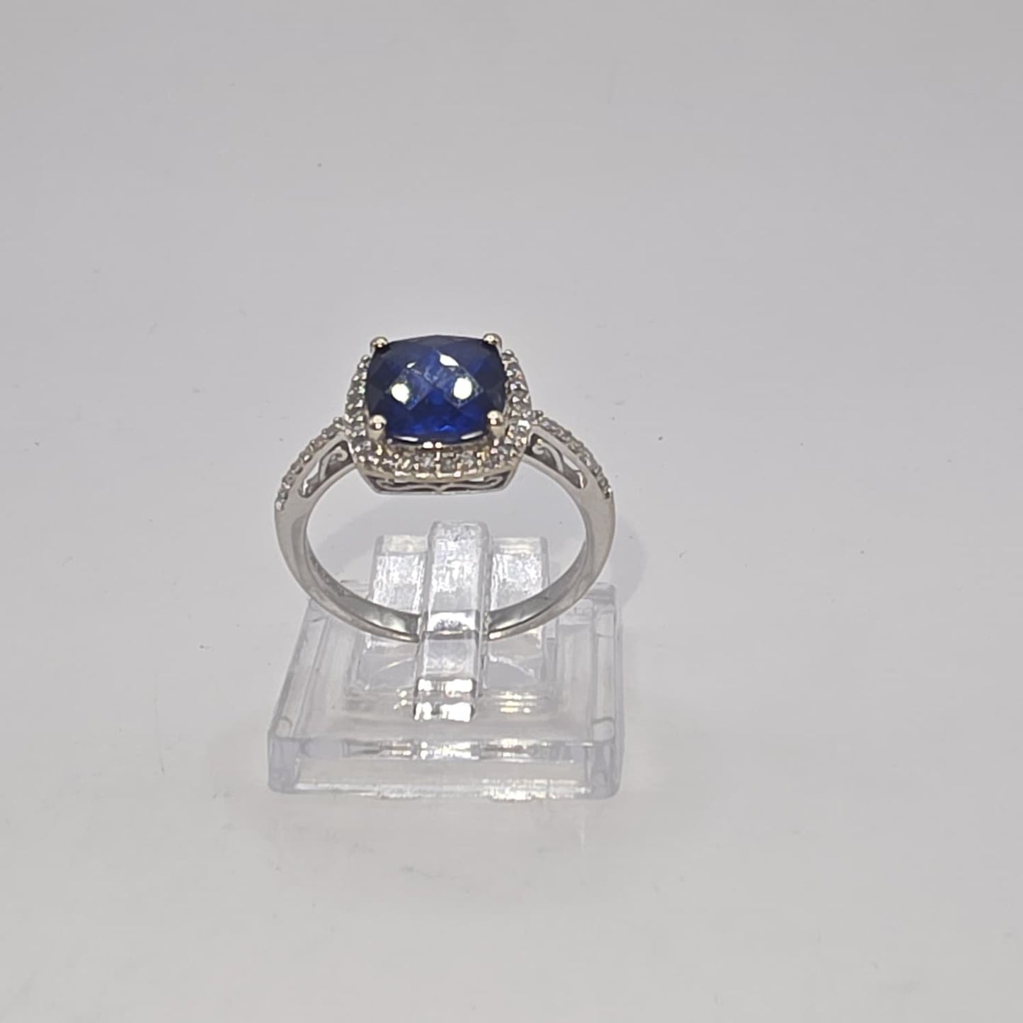 WHITE GOLD WOMEN'S RING 14K