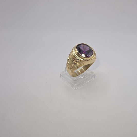 VIOLET STONE RING 10K