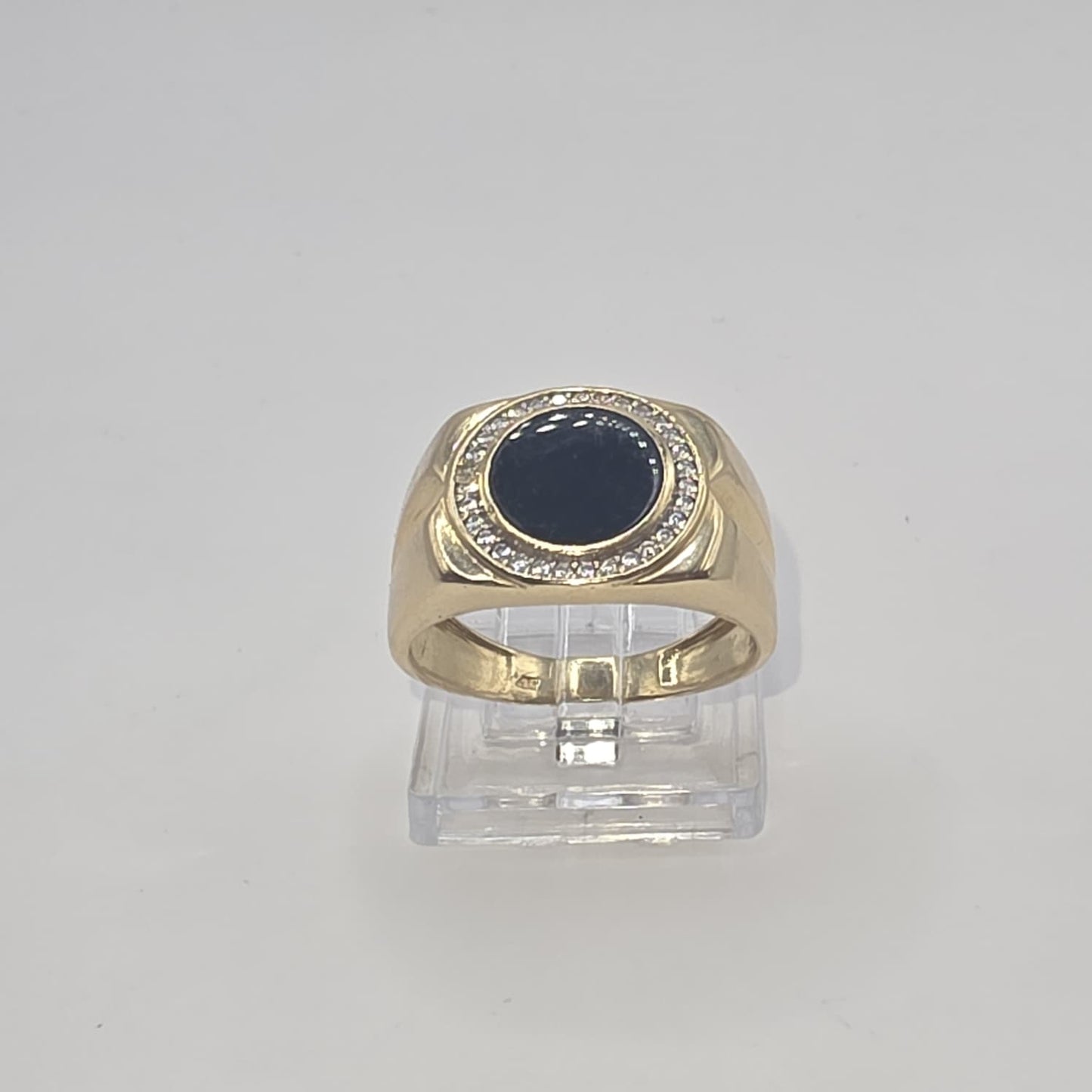 BLACK ONYX RING 14K