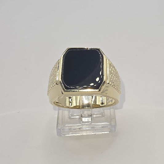 BLACK ONYX RING 10K