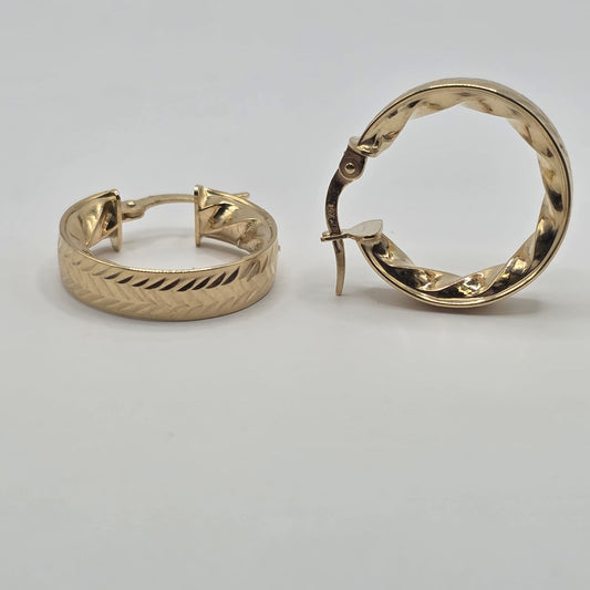 HOOP EARRING 10K
