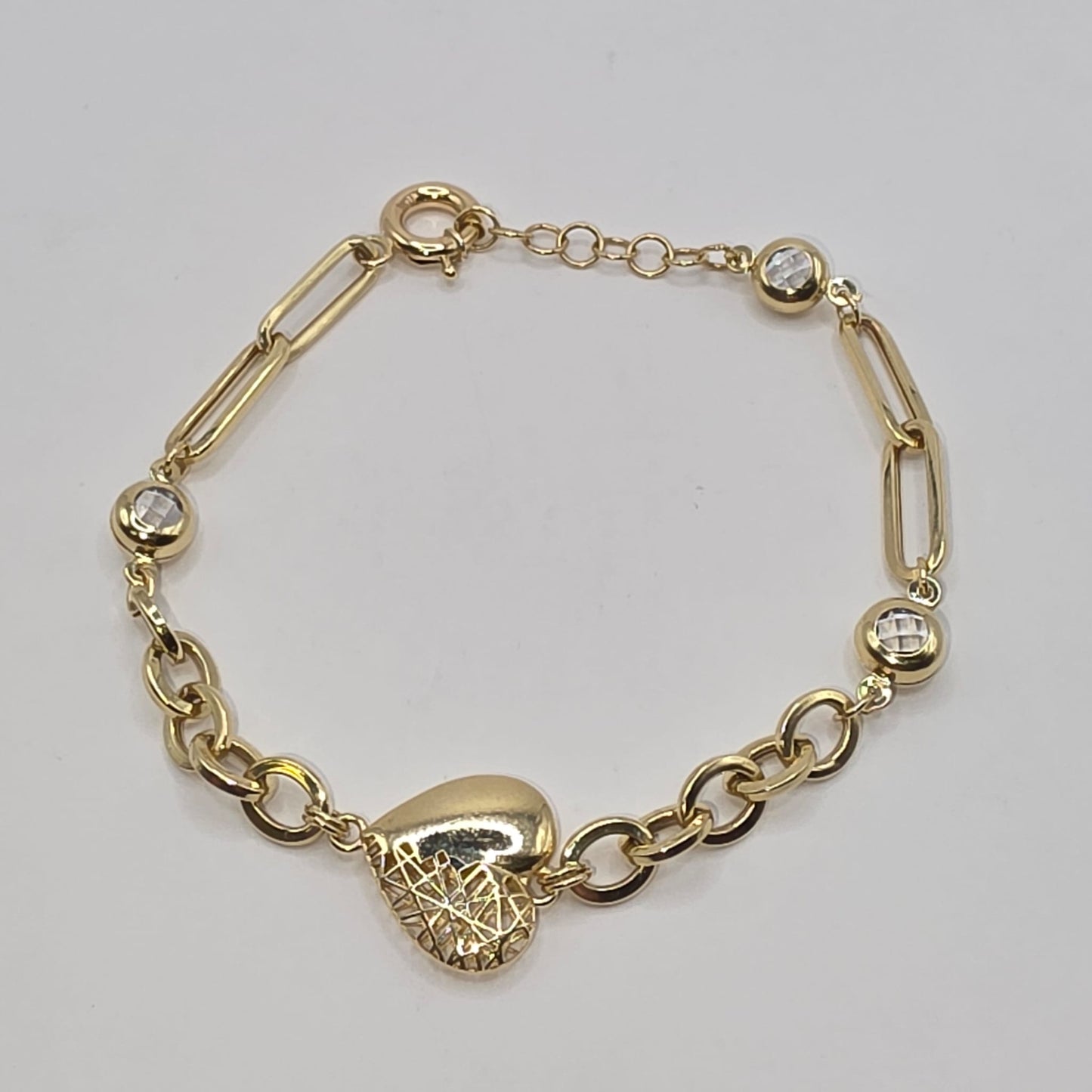 WOMEN BRACELET 10K  WEIGHT: 9.5G