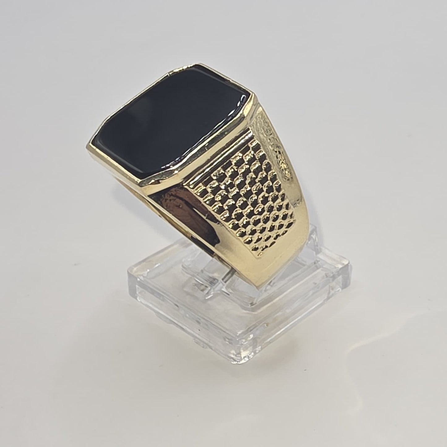 BLACK ONYX RING 10K