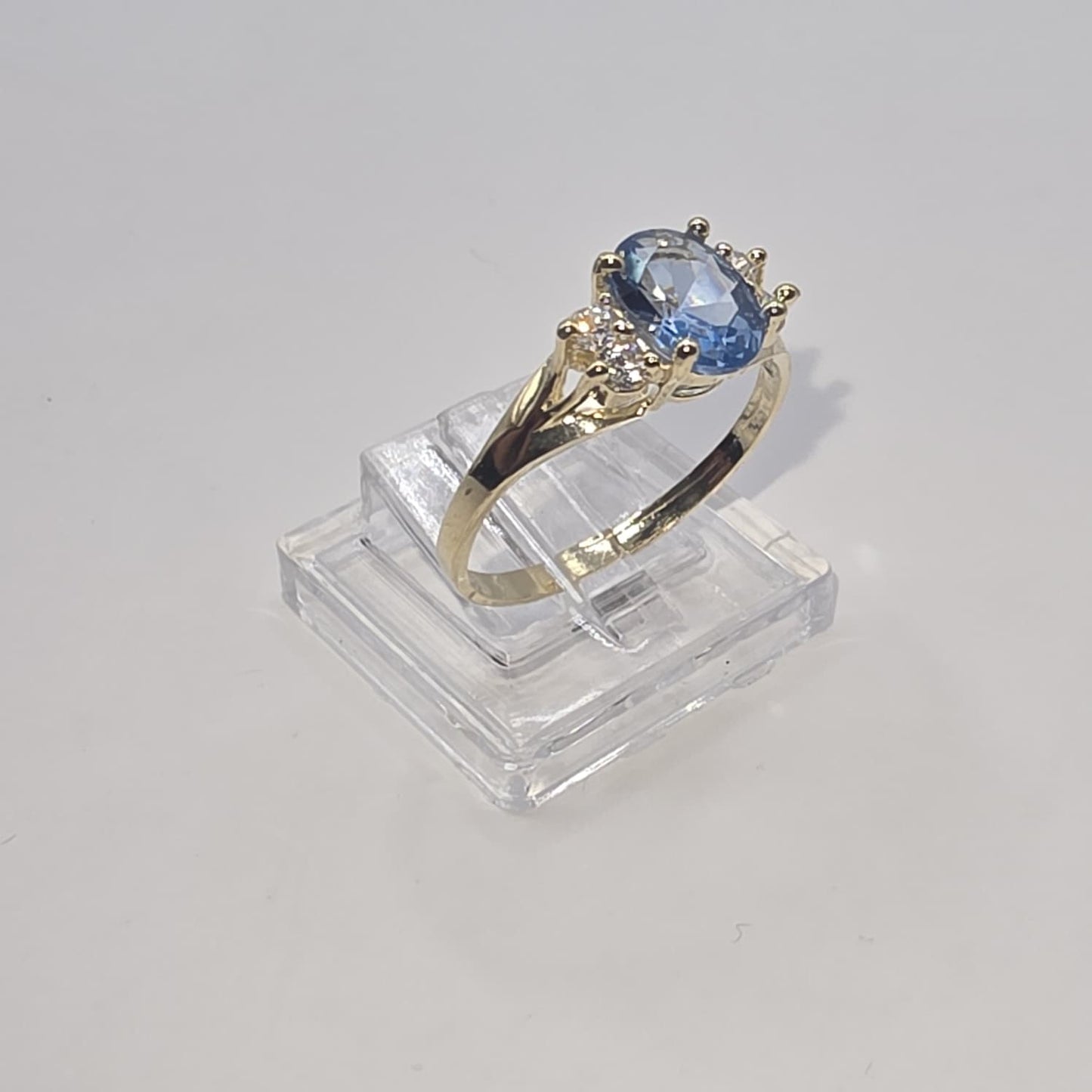 AQUAMARINE RING 10K