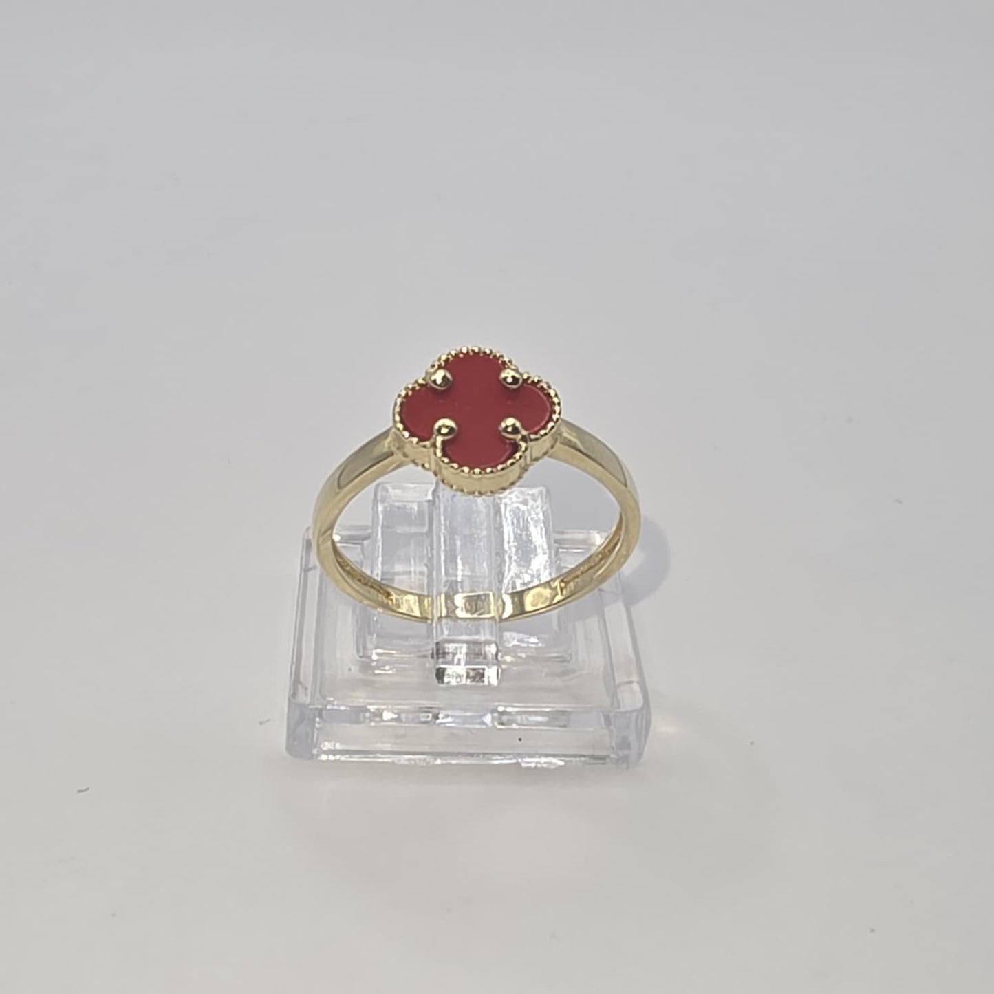 RED CLOVER RING 10K