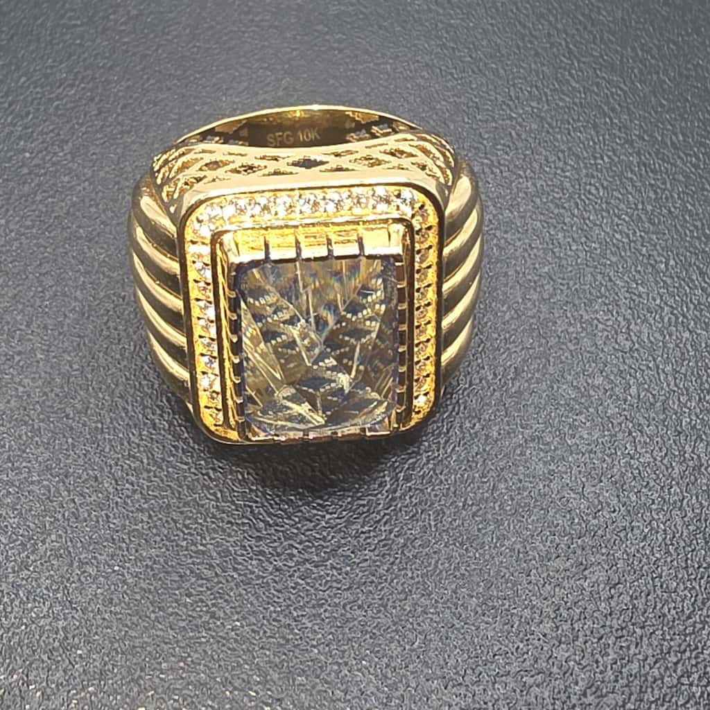PURPLE STON RING 10K