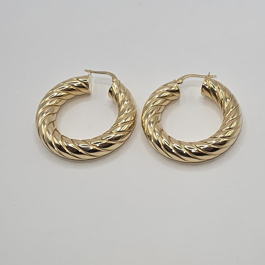 HOOP EARRING 14K