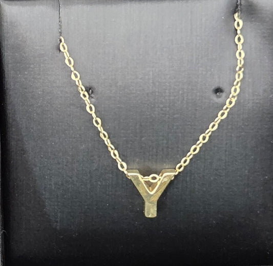 LETTER NECKLACE Y