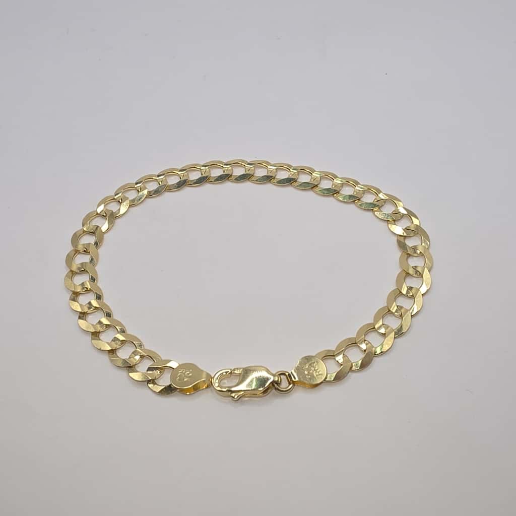 CUBAN CURB BRACELET 10K