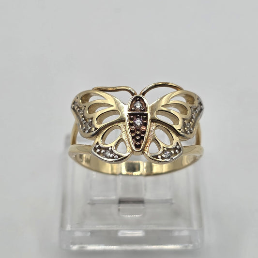 BUTTERFLY RING 14K