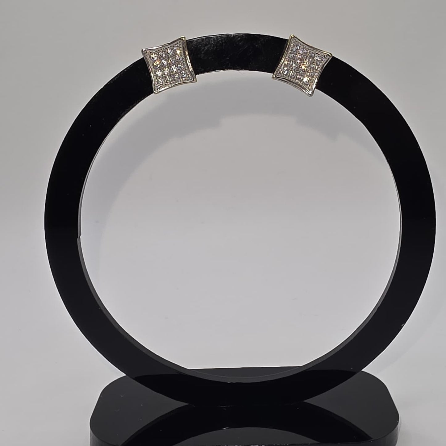 SQUARE STUD EARRING 10K