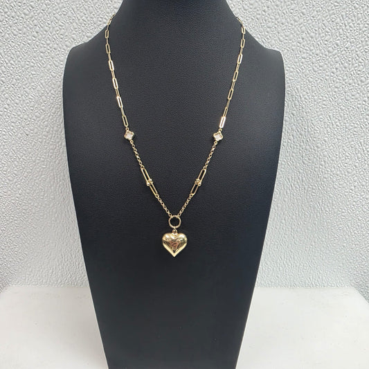 HEART NECKLACE 14K