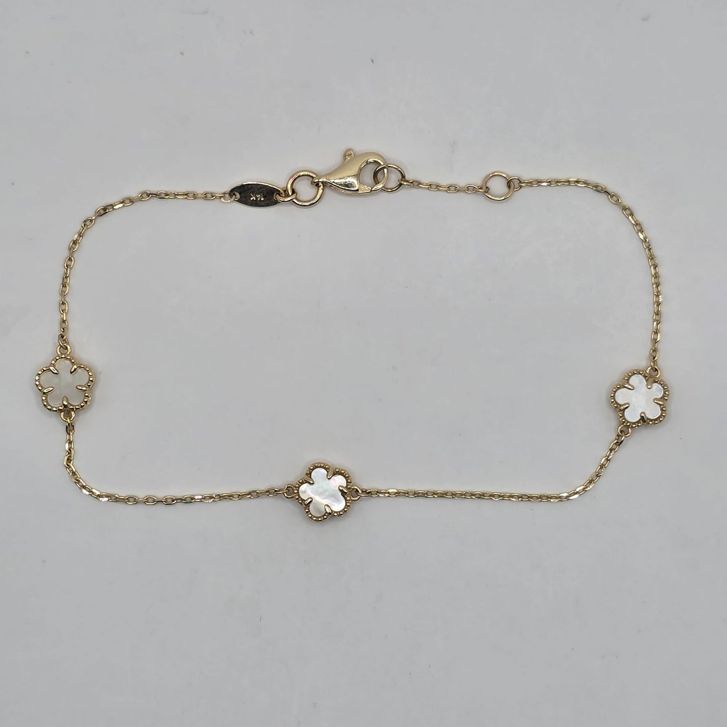 CLOVER BRACELET 14K