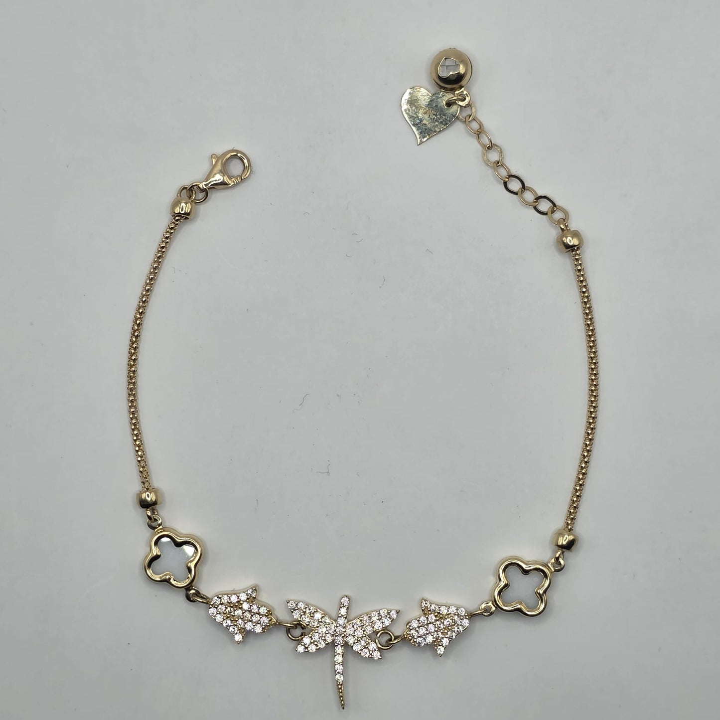 DRAGON-FLY BRACELET 10K