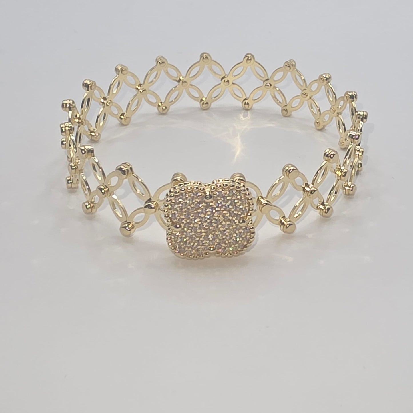 CLOVER RING BRACELET 14K