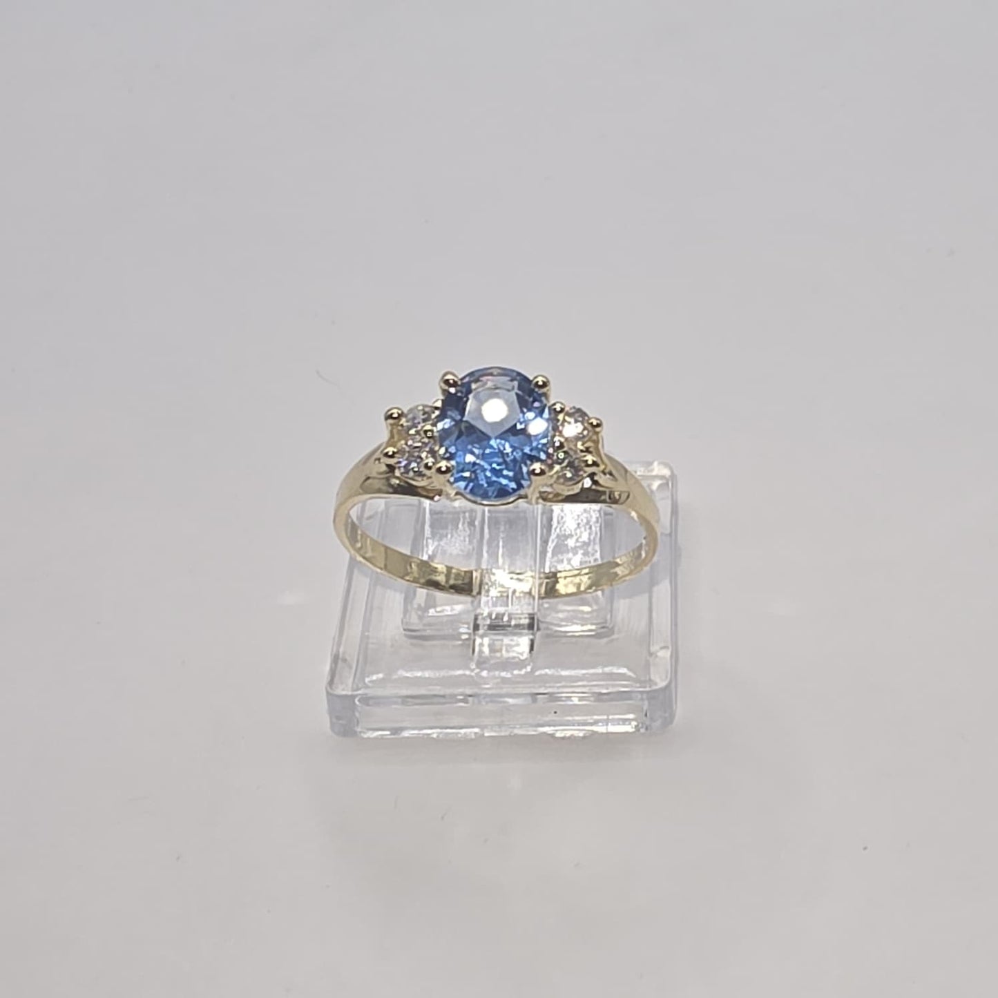 AQUAMARINE RING 10K