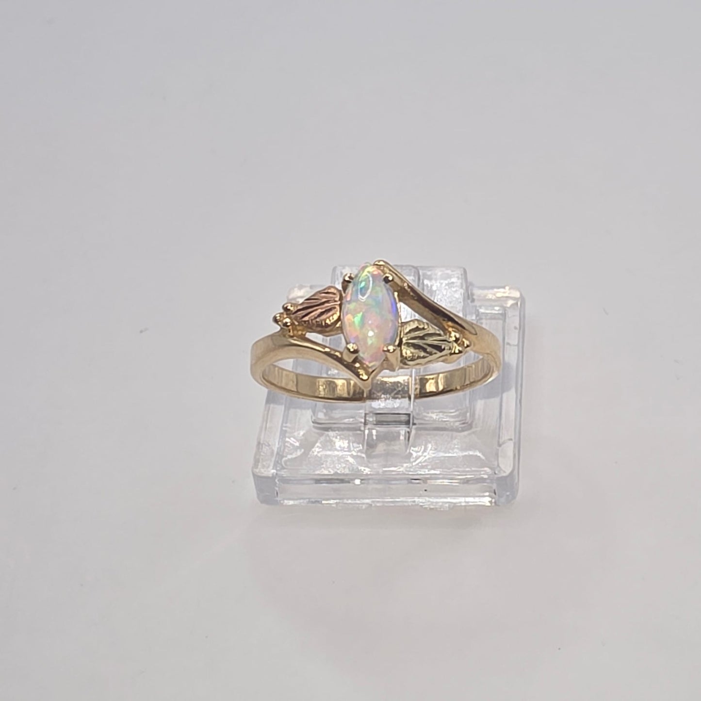 LEAF RING 10K