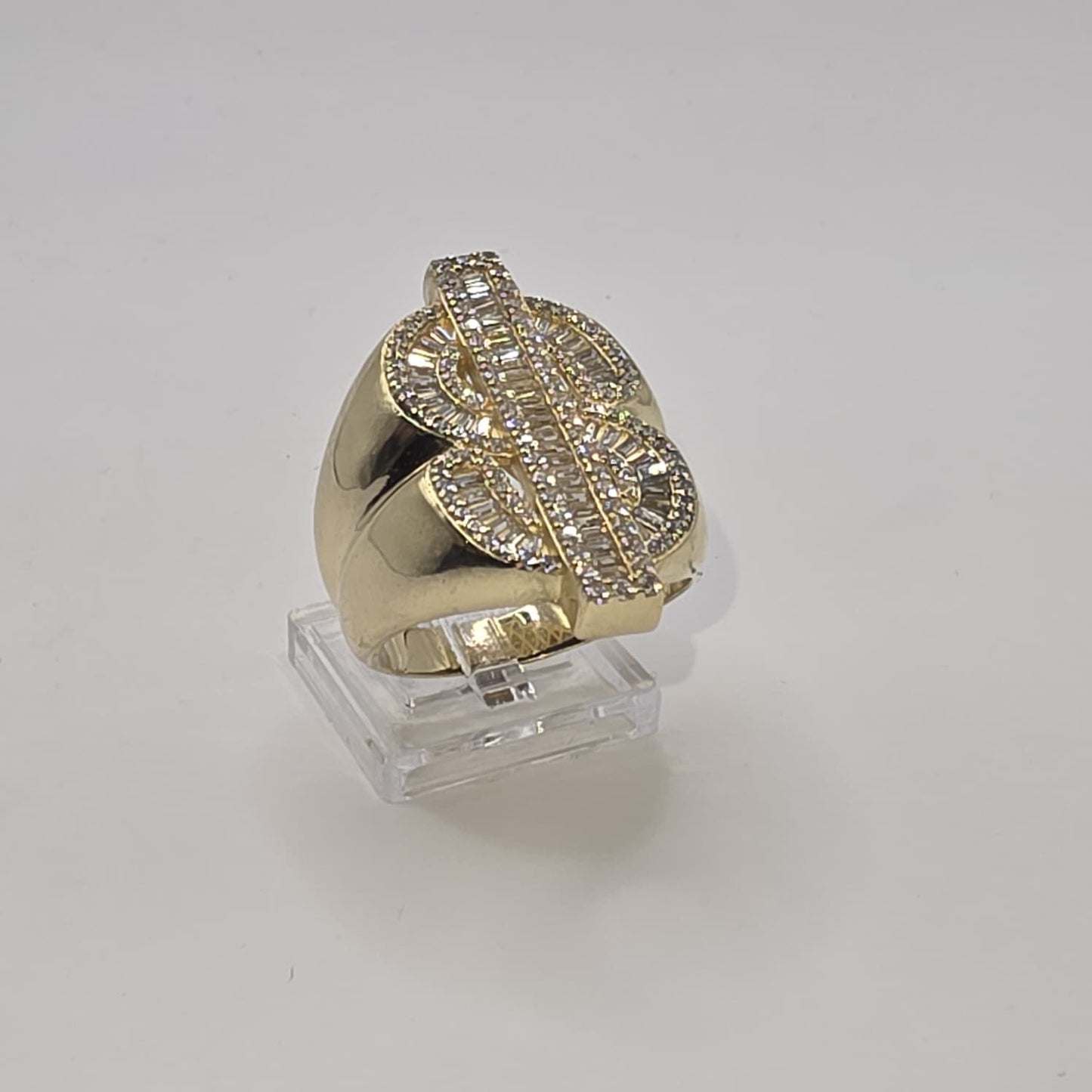 MONEY SIGN RING 10K