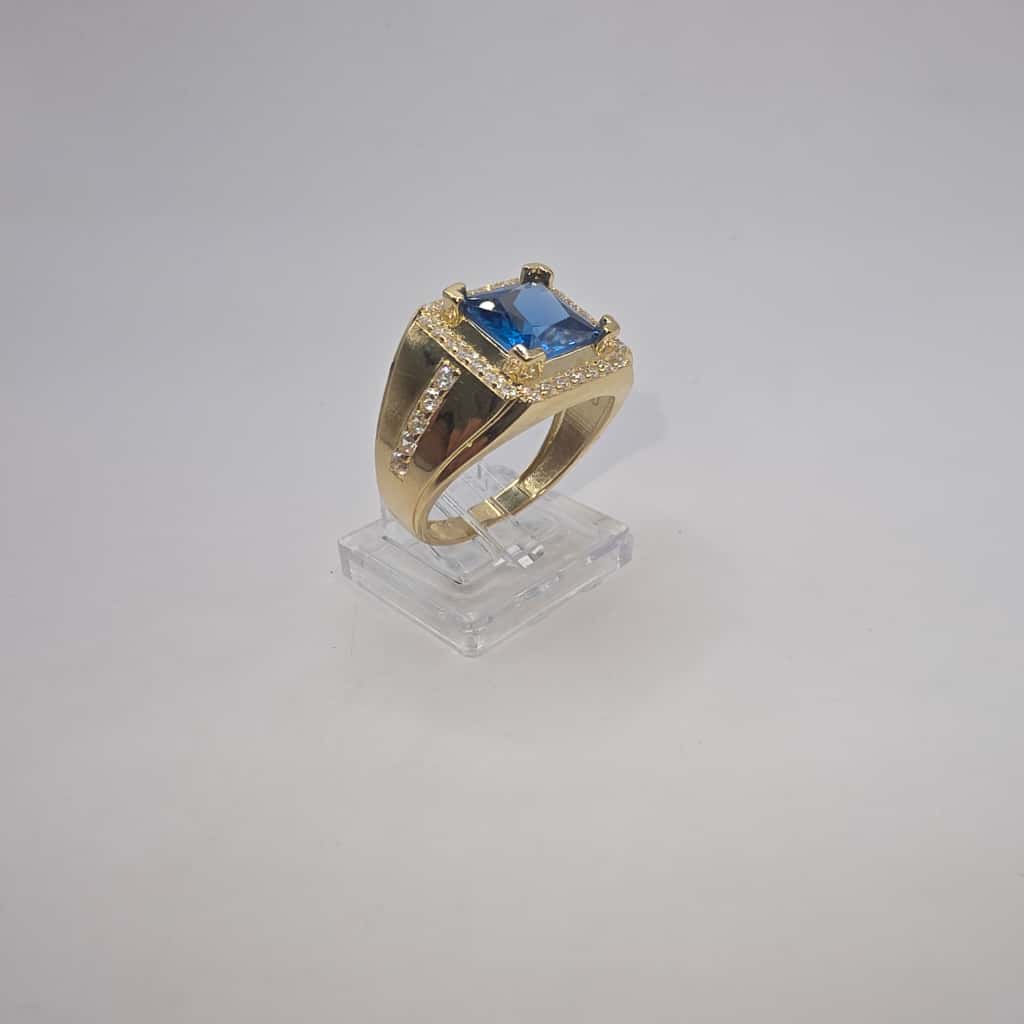 BLUE STONE RING 10K