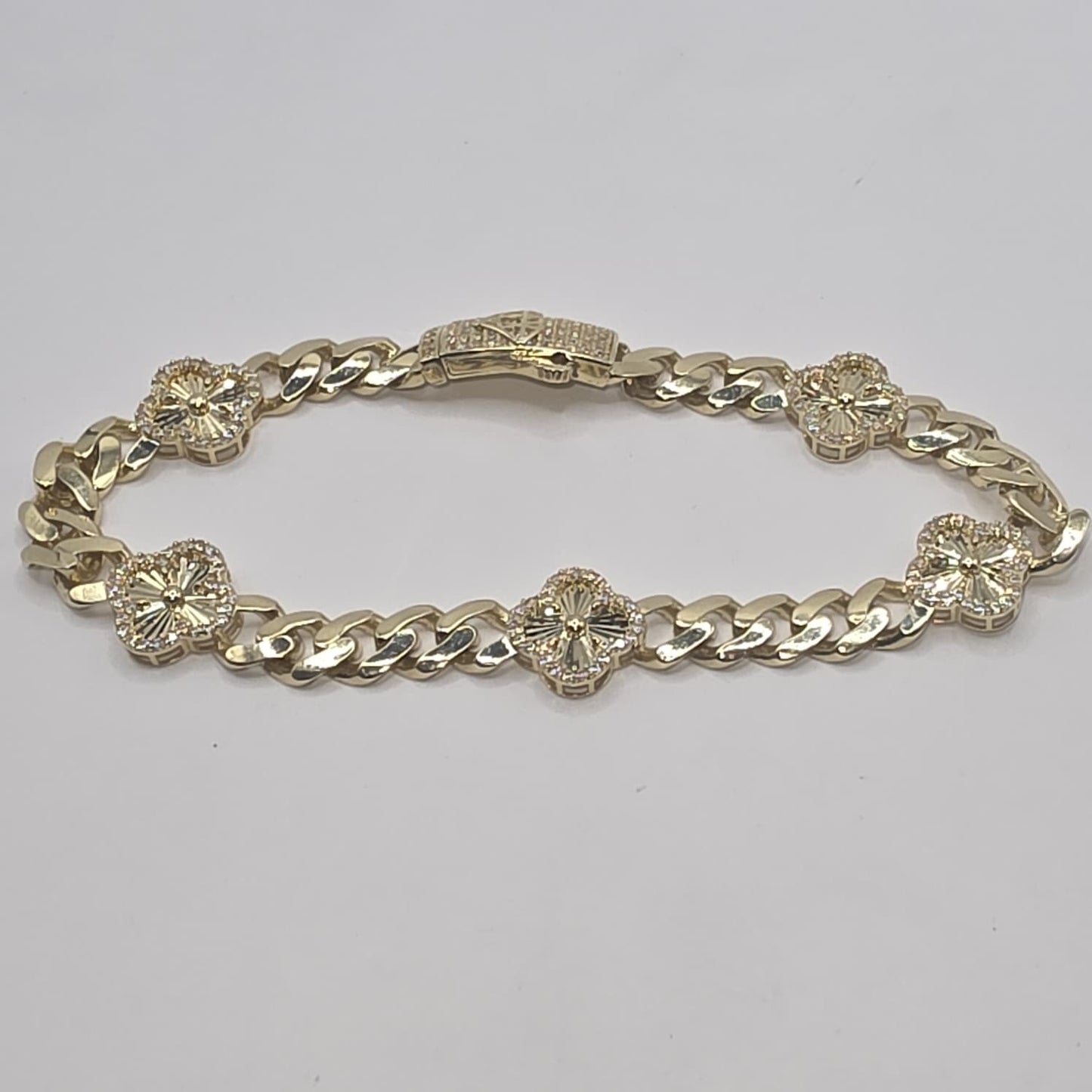 CLOVER BRACELET 10K