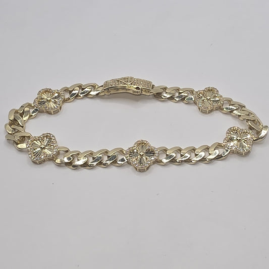 CLOVER BRACELET 10K