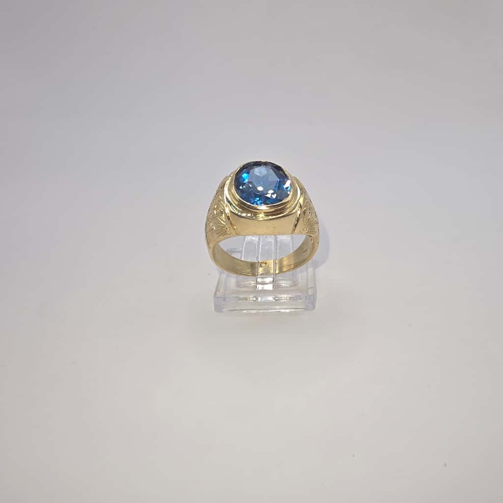 BLUE STONE RING 10K