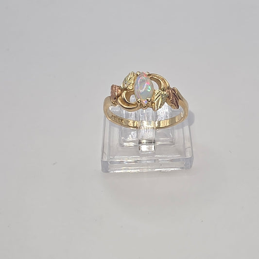 LEAF RING 10K