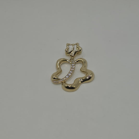 FLOWER PENDANT 14K