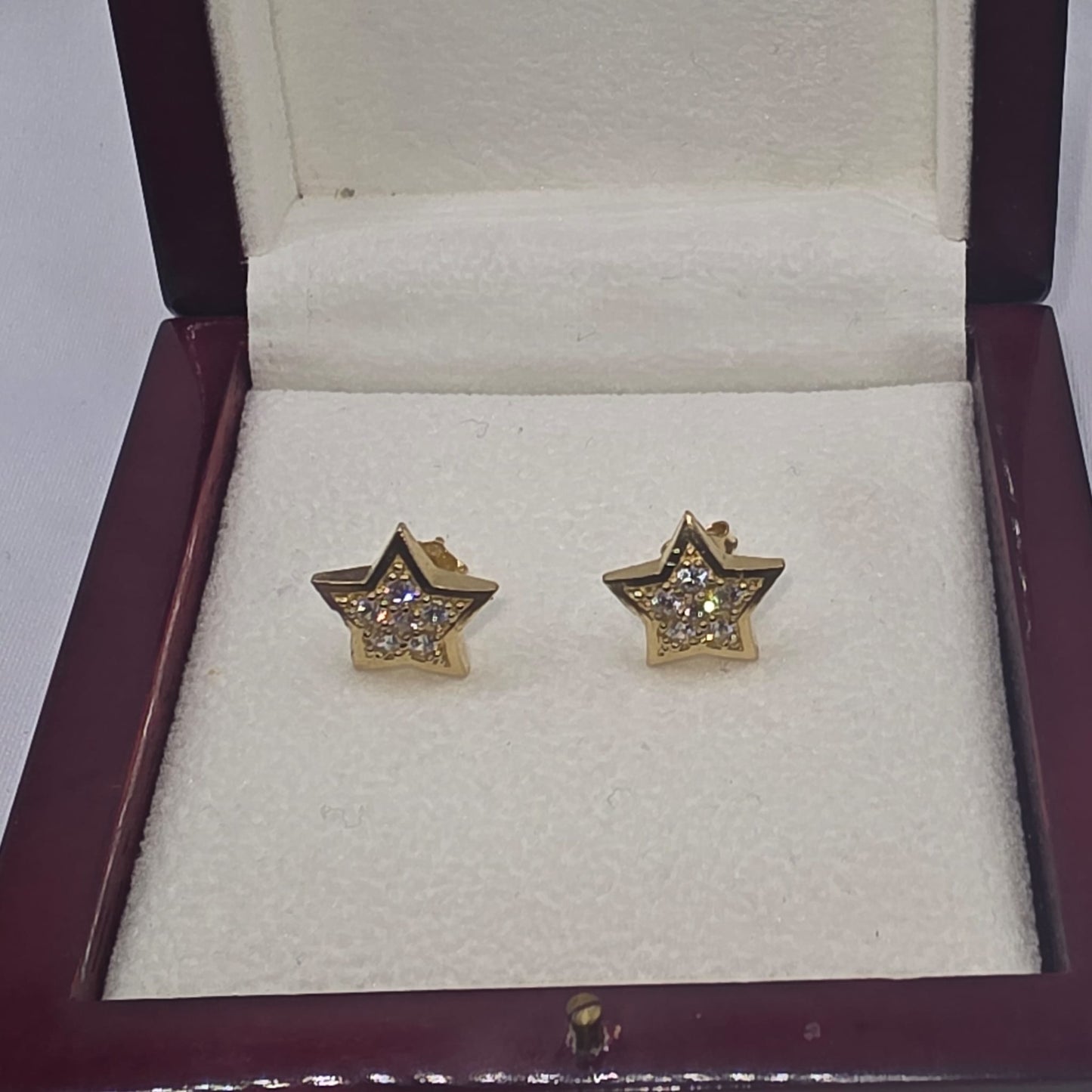 STAR STUD EARRING 10K