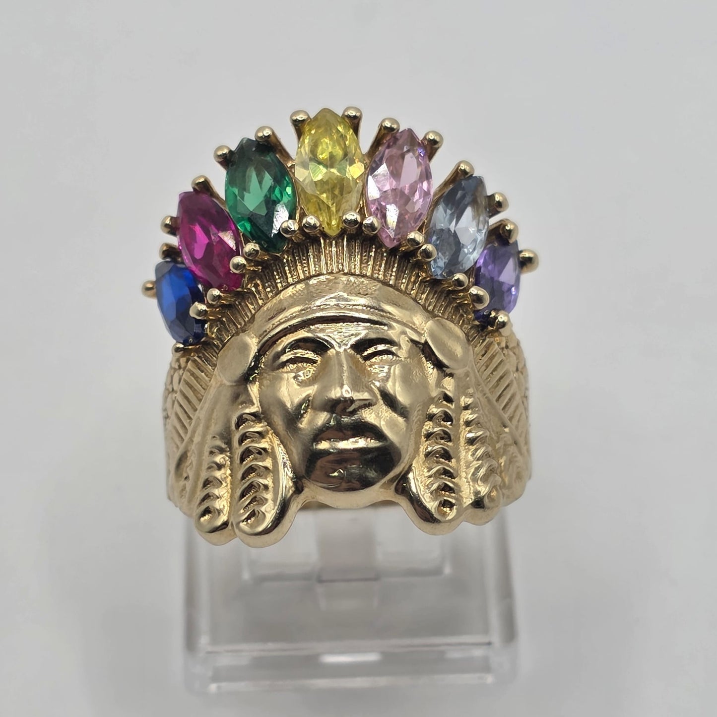 INDIAN HEAD RING 10K
